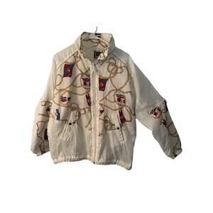 EVR Nautical Jacket Womens Size S Windbreaker Sailing Jacket Yacht Vintage 1990s